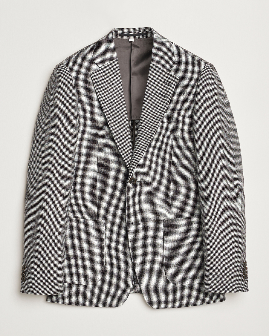 Herr | Kavajer | Tiger of Sweden | Justin Wool Pepita Blazer Black/White