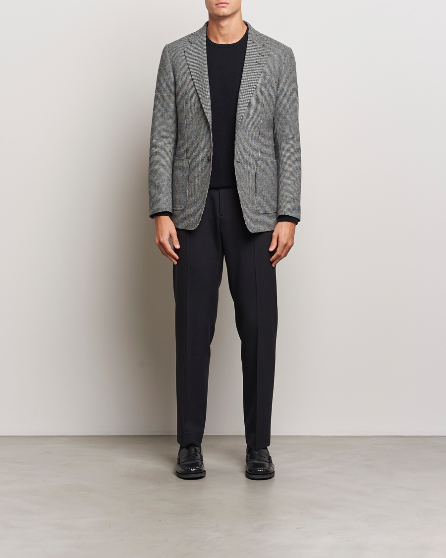 Herr | Kavajer | Tiger of Sweden | Justin Wool Pepita Blazer Black/White
