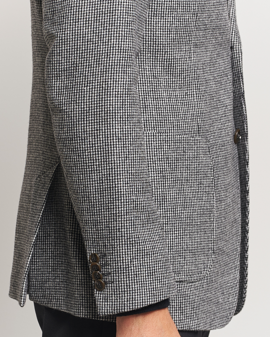 Herr | Kavajer | Tiger of Sweden | Justin Wool Pepita Blazer Black/White