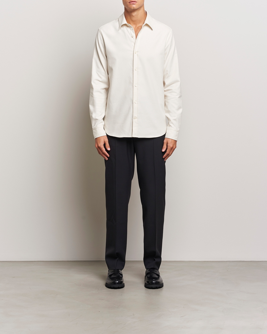 Herr | Skjortor | Tiger of Sweden | Benjamins Brushed Twill Shirt Seashell