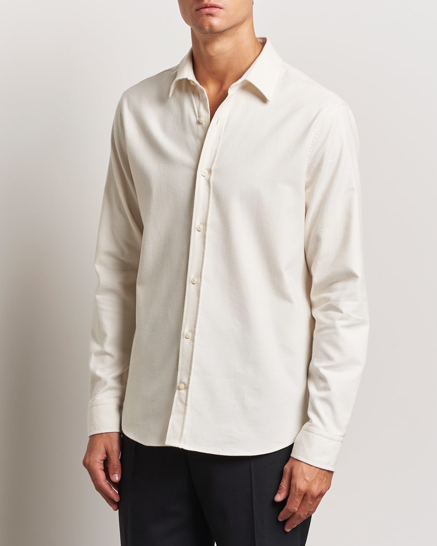 Herr | Skjortor | Tiger of Sweden | Benjamins Brushed Twill Shirt Seashell