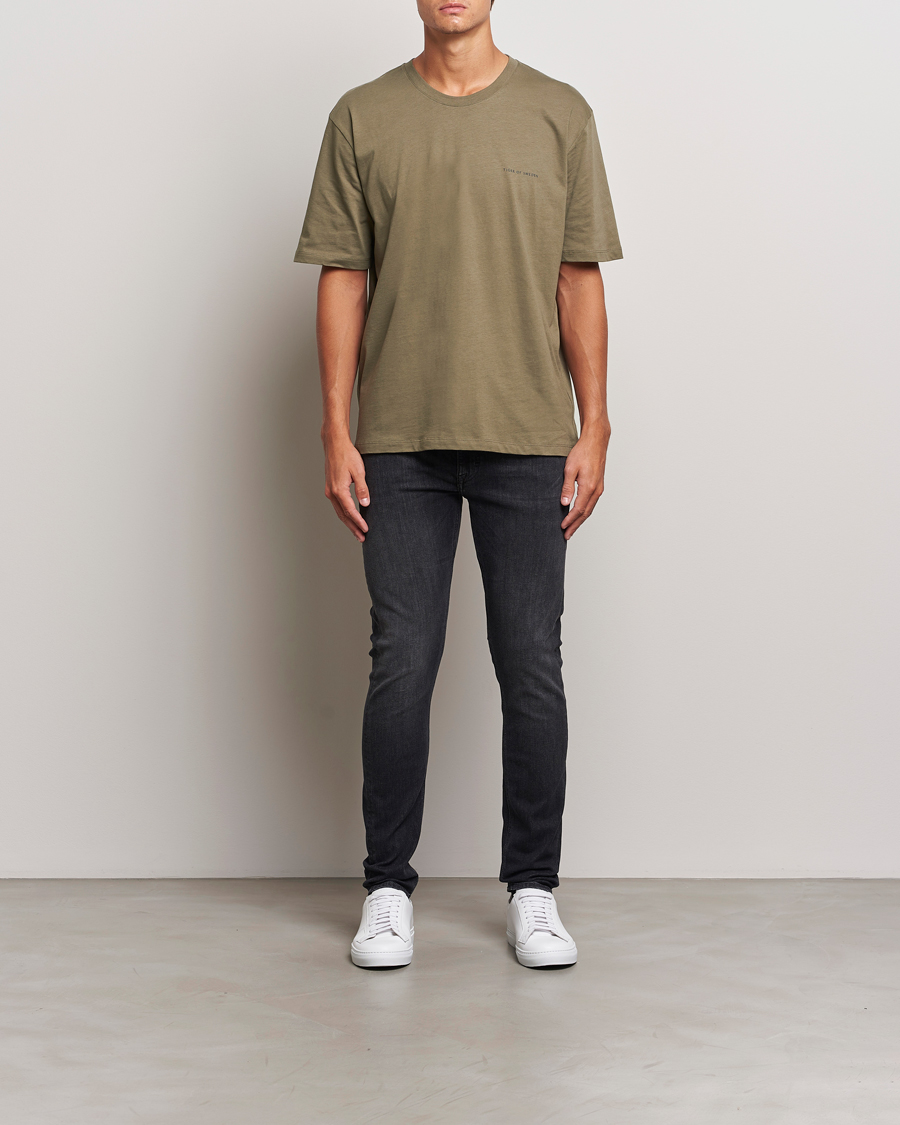 Herr | T-Shirts | Tiger of Sweden | Pro Cotton Logo T-Shirt October Sage