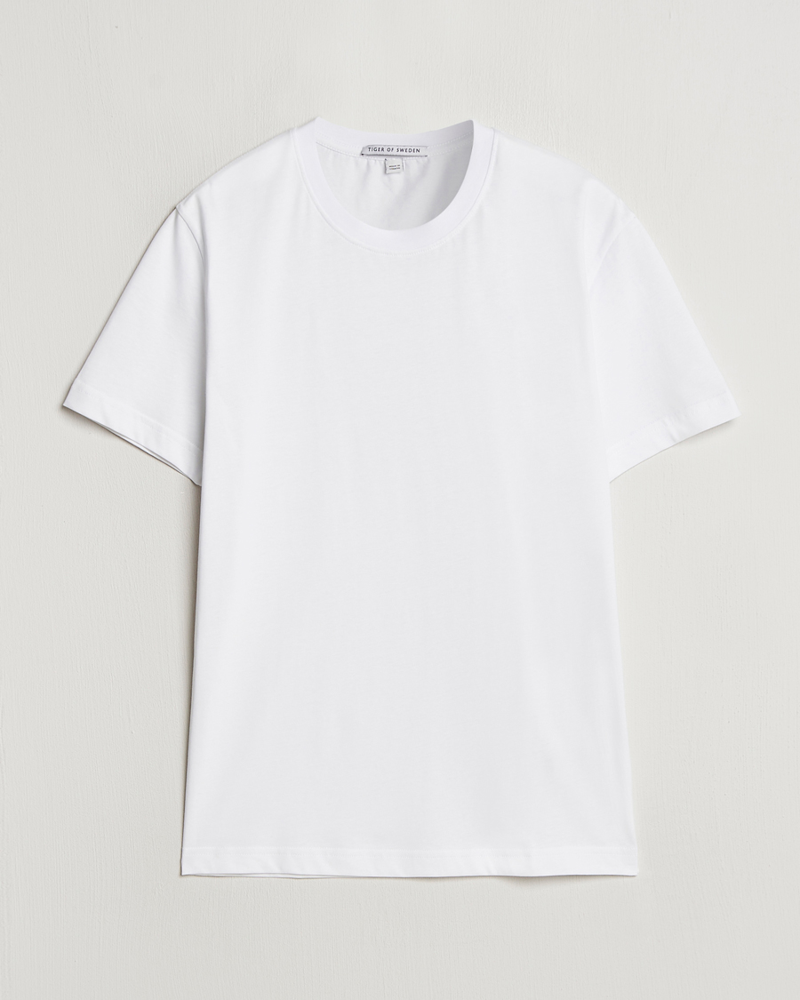 Herr | T-Shirts | Tiger of Sweden | Dillan Crew Neck T-Shirt Pure White