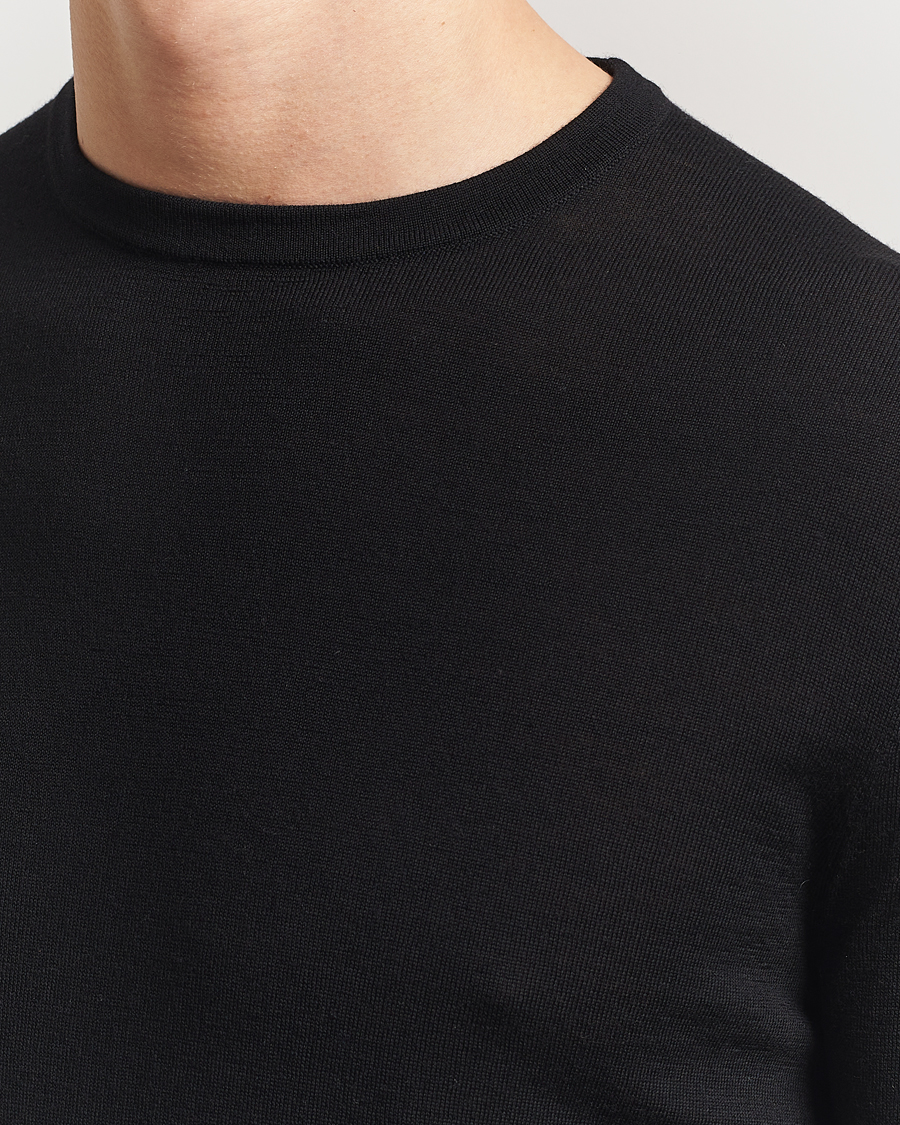 Herr | Tröjor | Tiger of Sweden | Connor Crew Neck Pullover Black