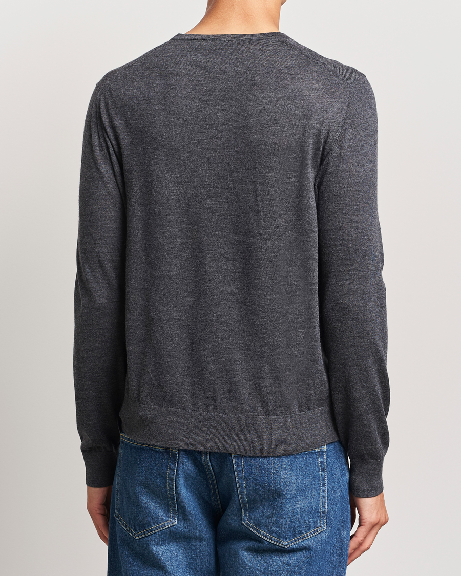 Herr | Tröjor | Tiger of Sweden | Connor Crew Neck Pullover Grey Street