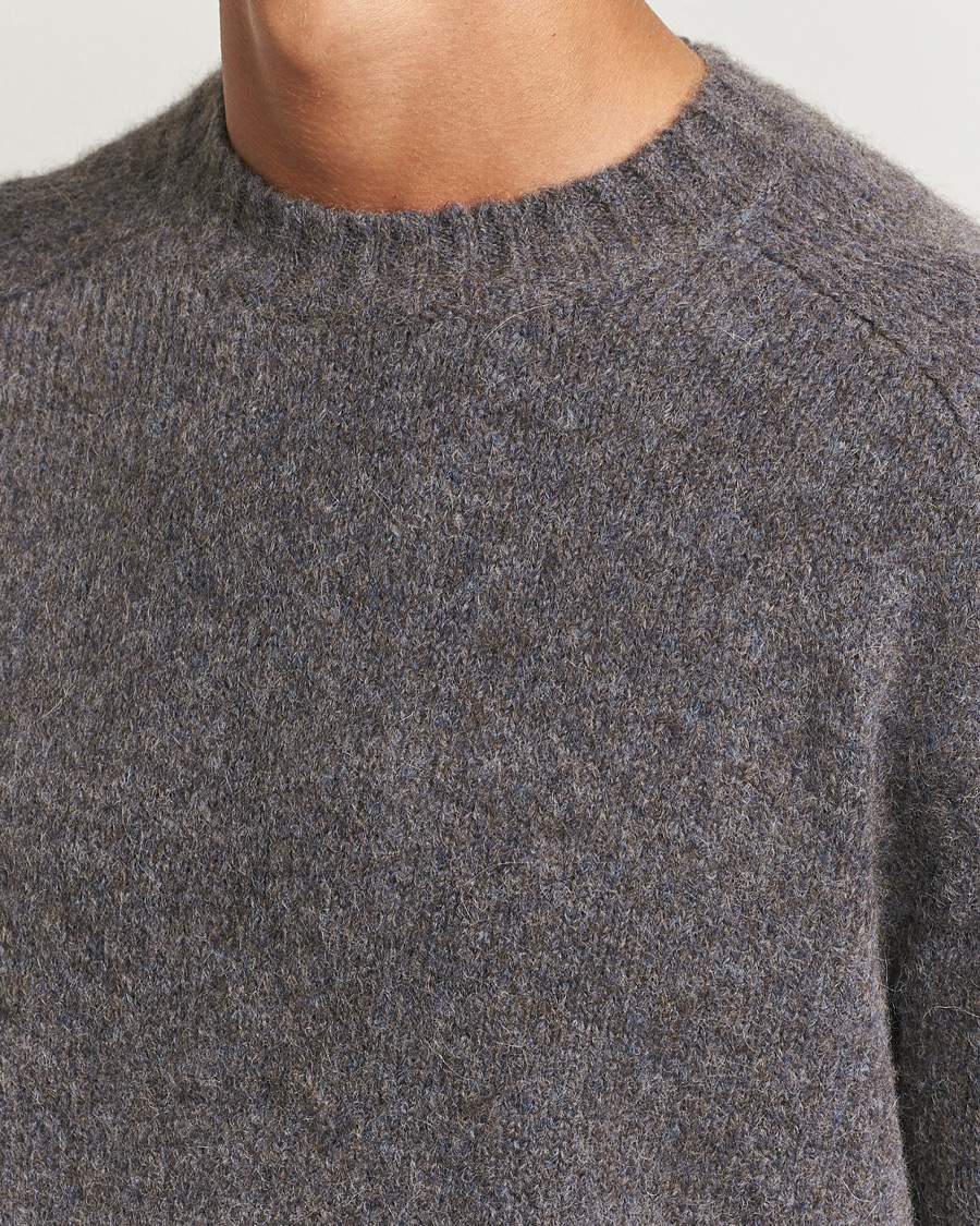Herr | Tröjor | Tiger of Sweden | Adryan Yak/Alpaca Knitted Sweater Movie Grey