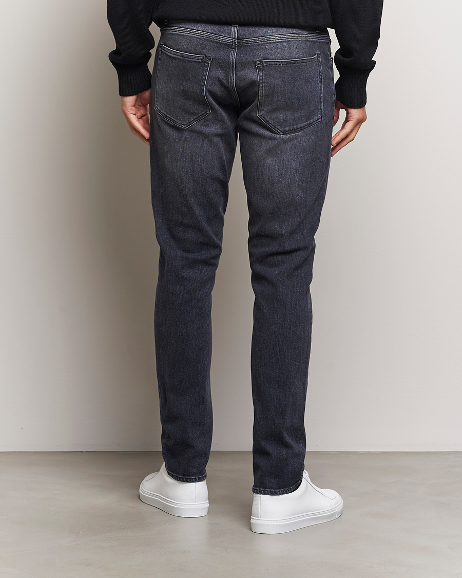 Herr | Jeans | Tiger of Sweden | Pistolero Stretch Cotton Jeans Washed Black