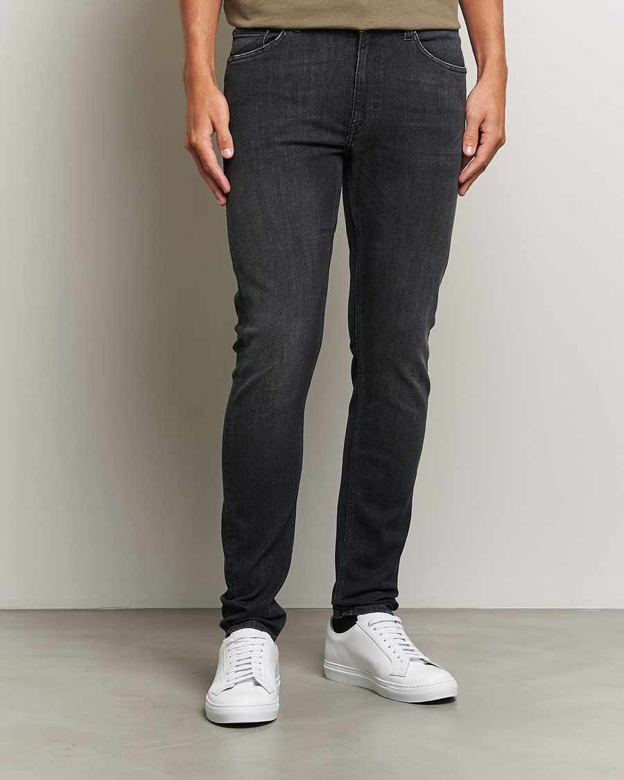 Herr | Jeans | Tiger of Sweden | Evolve Stretch Cotton Jeans Washed Black