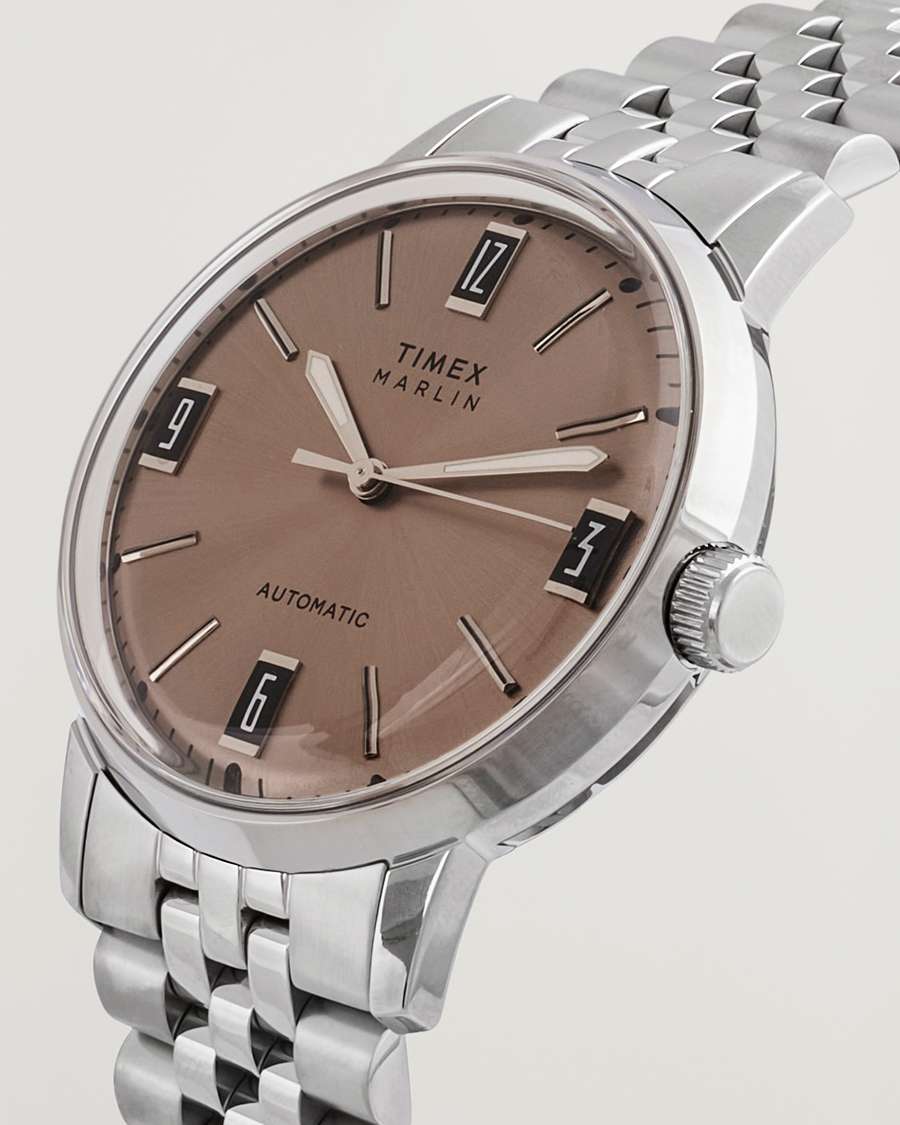 Herr | Timex Marlin Automatic Steel 40mm Silver | Timex | Marlin Automatic Steel 40mm Silver