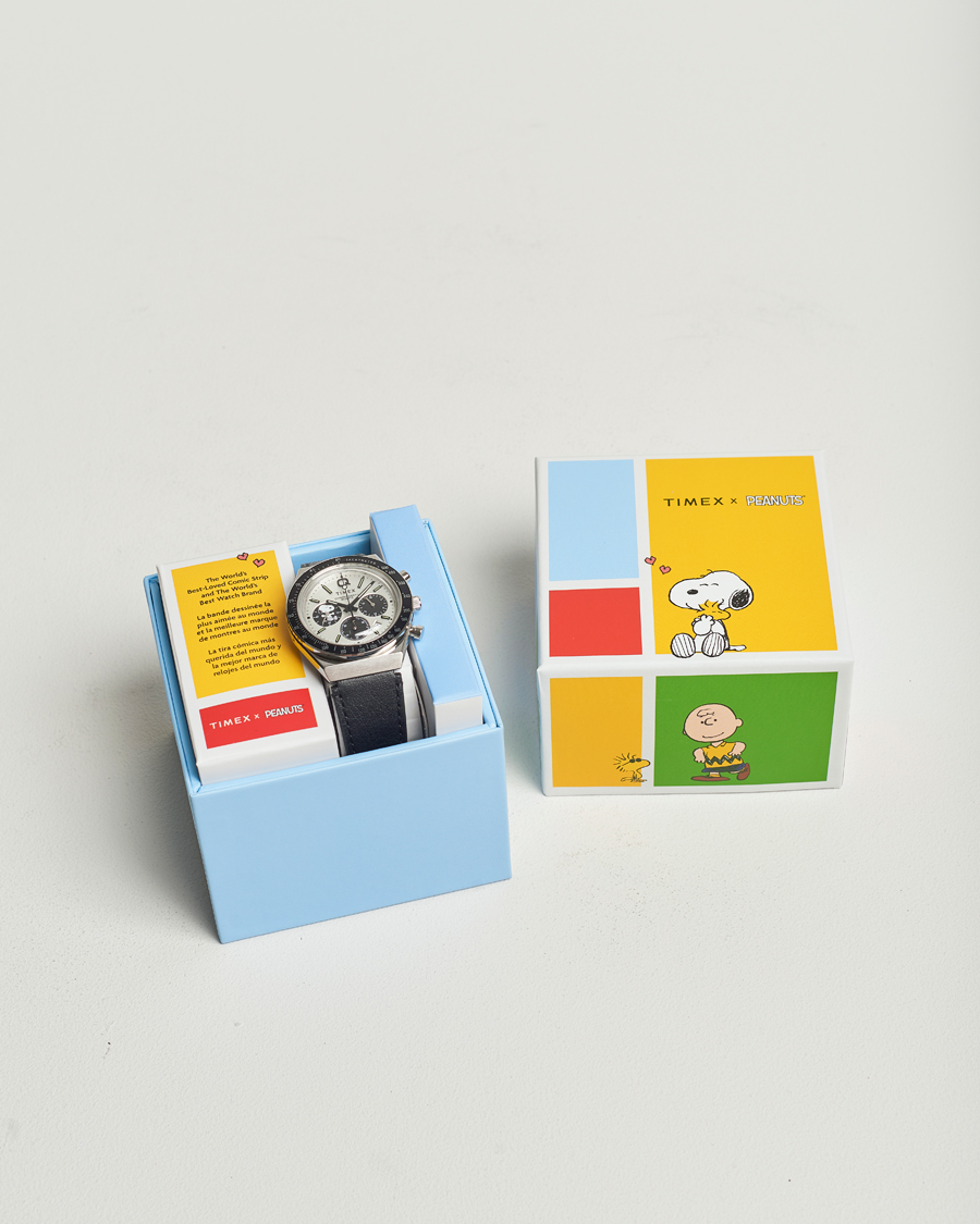 Herr | Timex Q Timex Snoopy Chronograph 40mm White Dial | Timex | Q Snoopy Chronograph 40mm White Dial