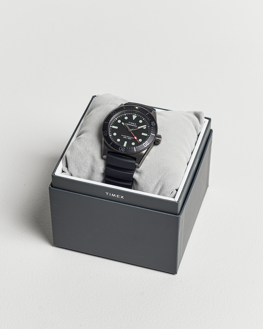 Herr | Timex Deepwater Reef 200 40mm Black Dial | Timex | Deepwater Reef 200 40mm Black Dial