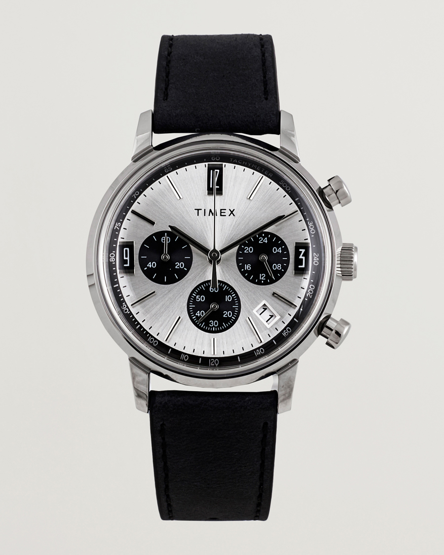 Herr | Timex Marlin Chrono Tachymeter 40mm Silver Dial | Timex | Marlin Chrono Tachymeter 40mm Silver Dial