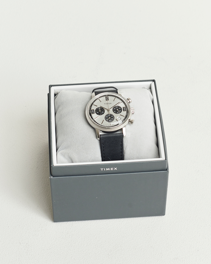 Herr | Timex Marlin Chrono Tachymeter 40mm Silver Dial | Timex | Marlin Chrono Tachymeter 40mm Silver Dial