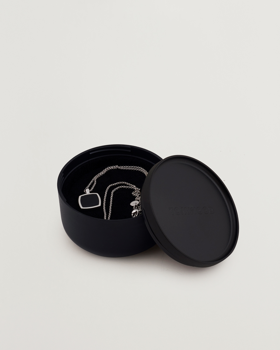 Herr | Smycken | Tom Wood | Cushion Pendant Onyx Silver
