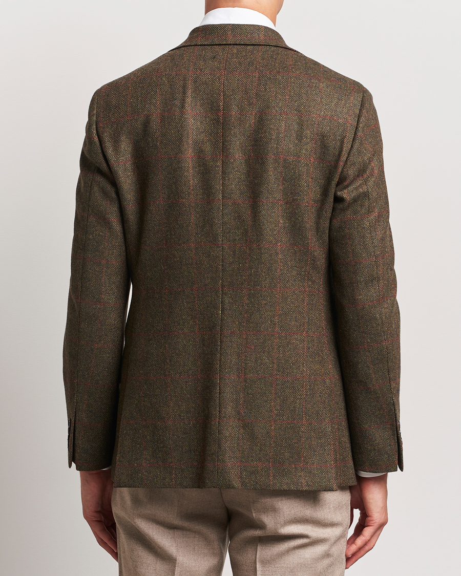 Herr | Kavajer | Walker Slater | Edward Lambswool Windowpane Blazer Green