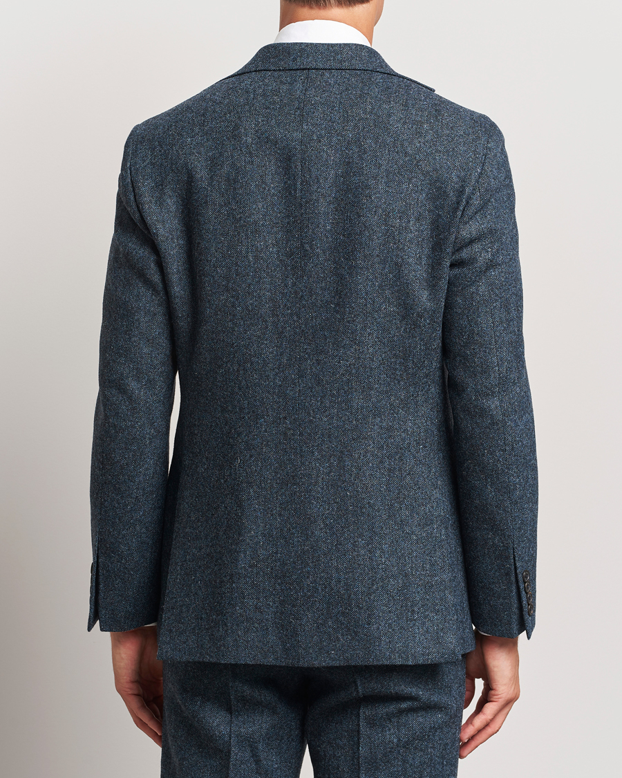 Herr | Kavajer | Walker Slater | Edward Wool Donegal Blazer Navy