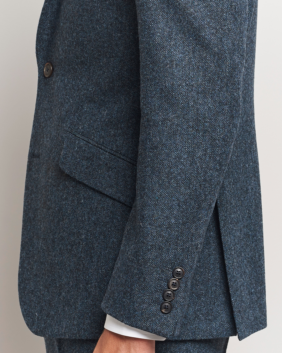 Herr | Kavajer | Walker Slater | Edward Wool Donegal Blazer Navy