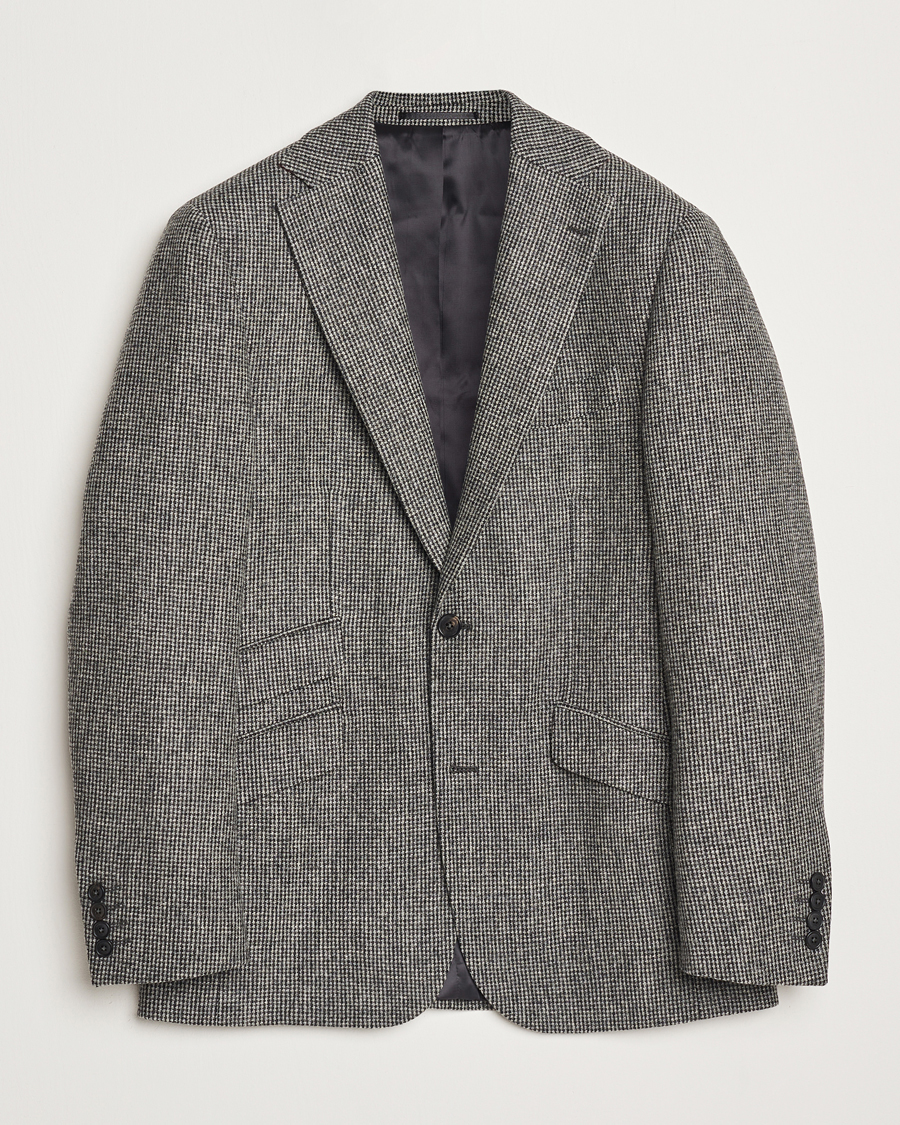 Herr | Kavajer | Walker Slater | Edward Lambswool Pepita Blazer Grey/Black