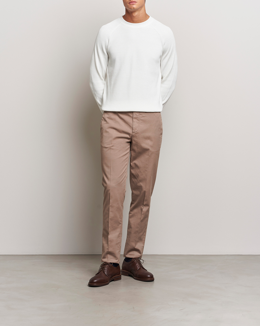 Herr | Byxor | Brunello Cucinelli | Slim Fit Chinos Khaki
