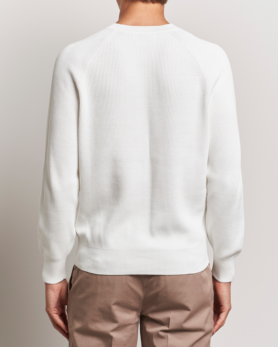 Herr | Tröjor | Brunello Cucinelli | Cotton Rib Crew Neck Panama