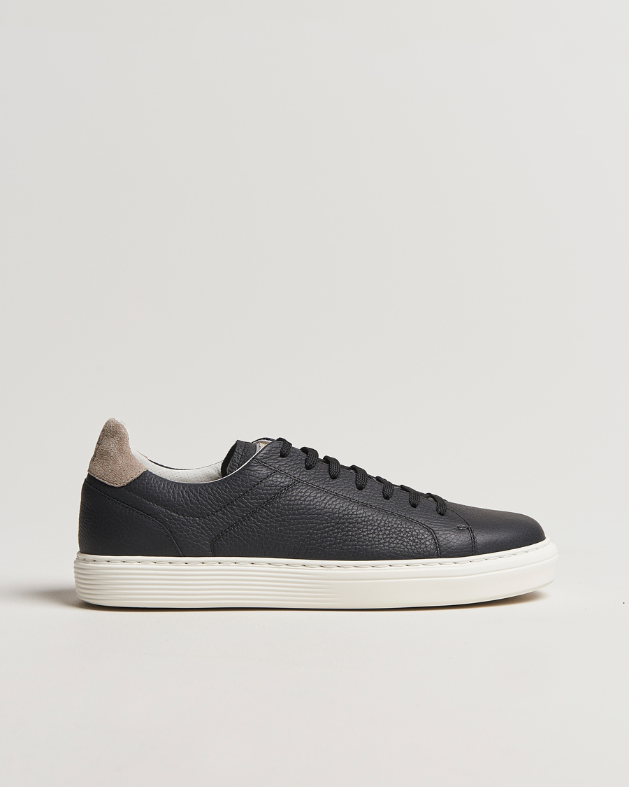 Herr | Brunello Cucinelli Classic Sneaker Black Calf | Brunello Cucinelli | Classic Sneaker Black Calf