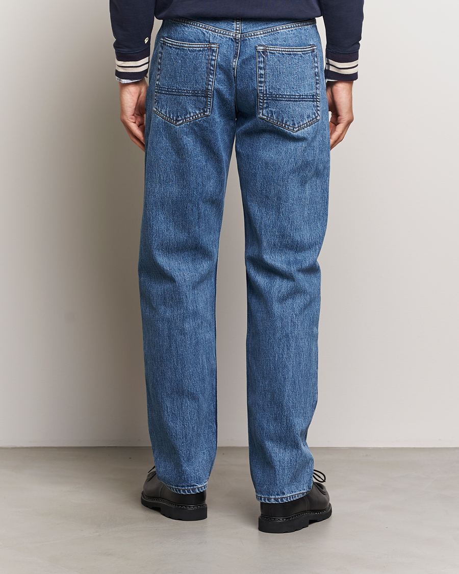 Herr | Jeans | Drake's | 5-Pocket Japanese Selvedge Jeans Bleach