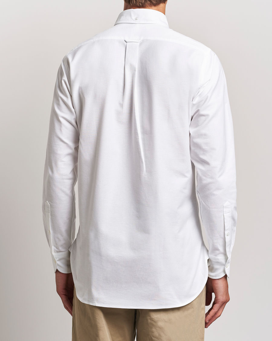 Herr | Skjortor | Drake's | Button Down Oxford Shirt White