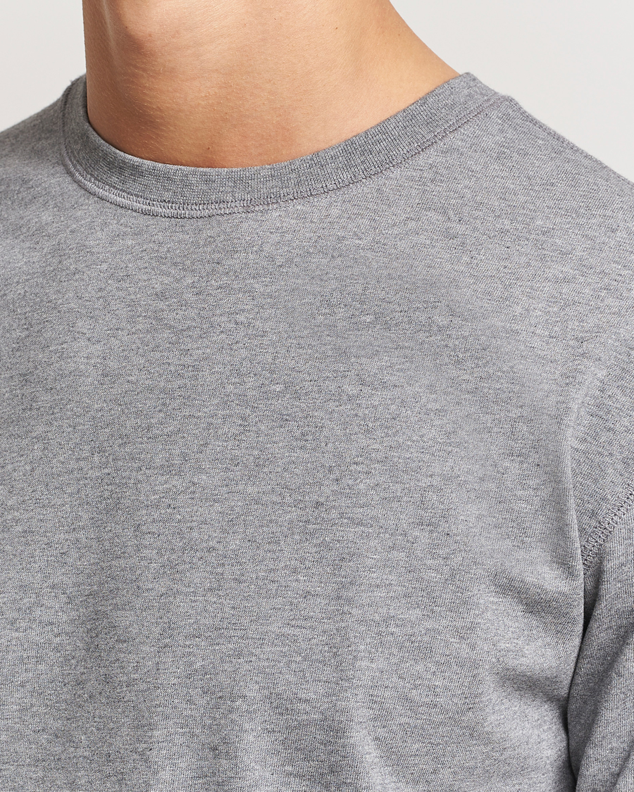 Herr | T-Shirts | Drake's | Short Sleeve Hiking T-Shirt Grey