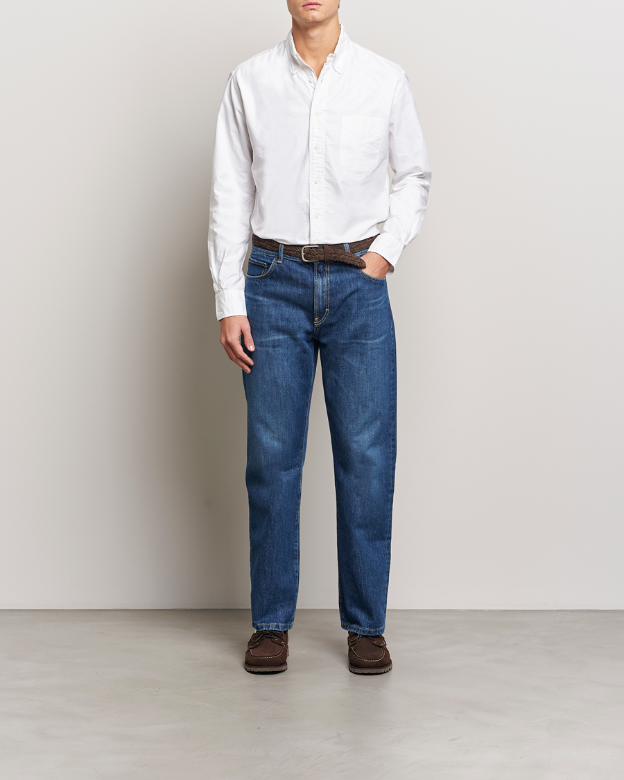 Herr | Skjortor | Gitman Vintage | Button Down Oxford Shirt White
