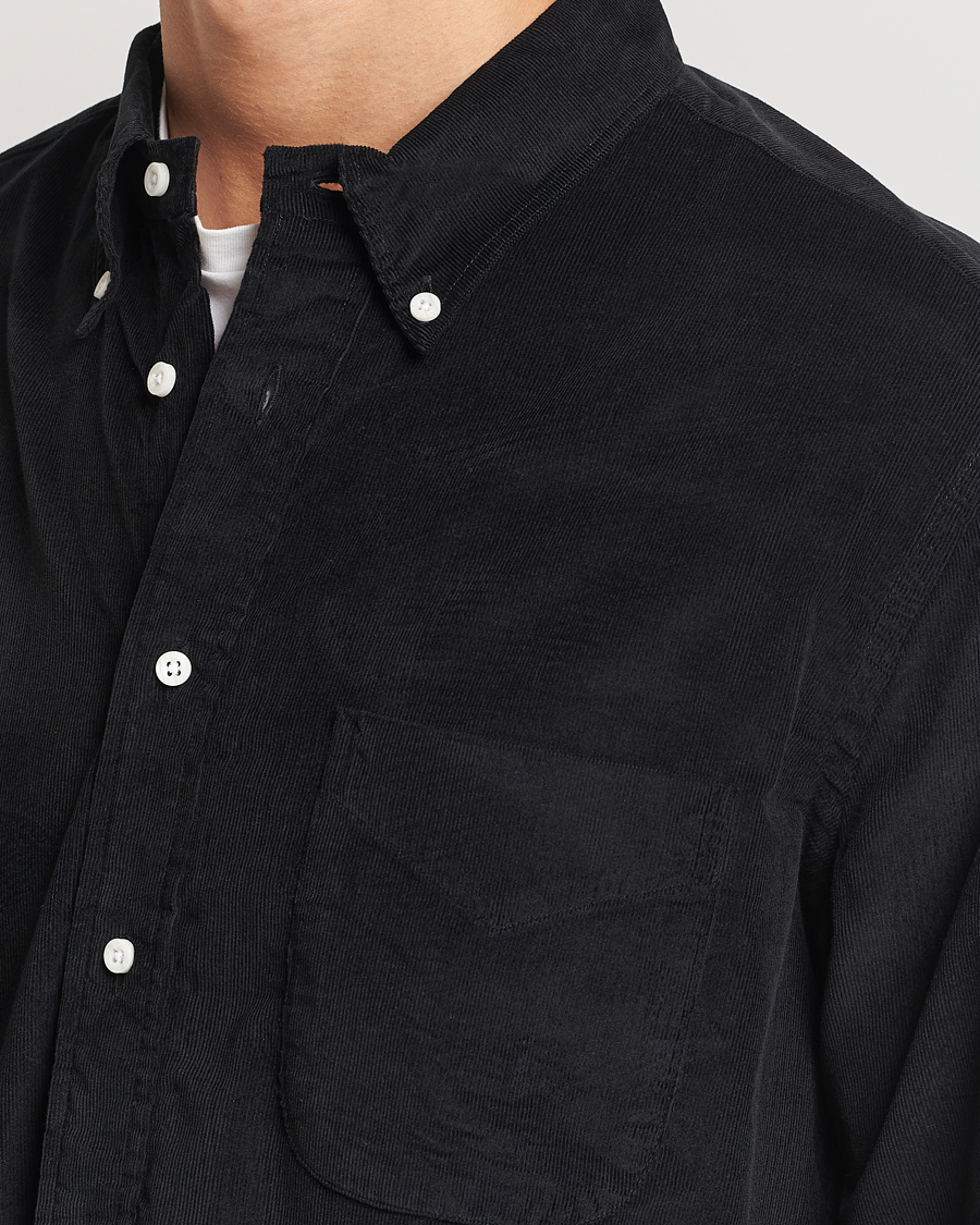 Herr | Skjortor | Gitman Vintage | Button Down Corduroy Shirt Black