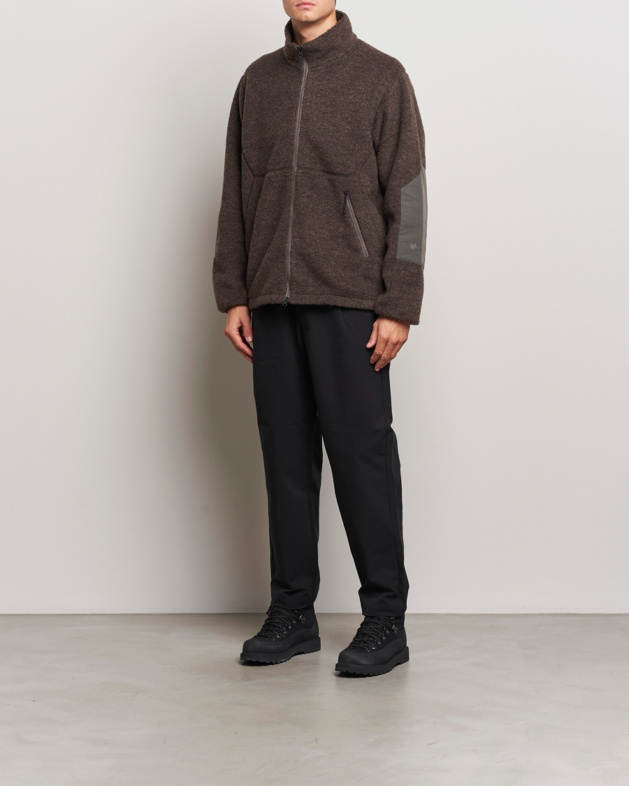 Herr | Byxor | Goldwin | One Tuck Tapered Stretch Pants Black