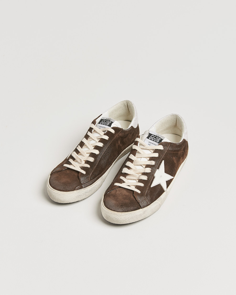 Herr | Golden Goose Super-Star Sneakers Dark Brown | Golden Goose | Super-Star Sneakers Dark Brown
