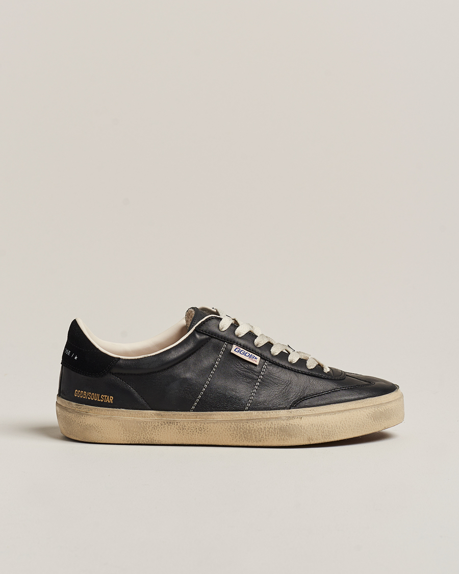 Herr | Golden Goose Soul-Star Sneakers Black Calf | Golden Goose | Soul-Star Sneakers Black Calf