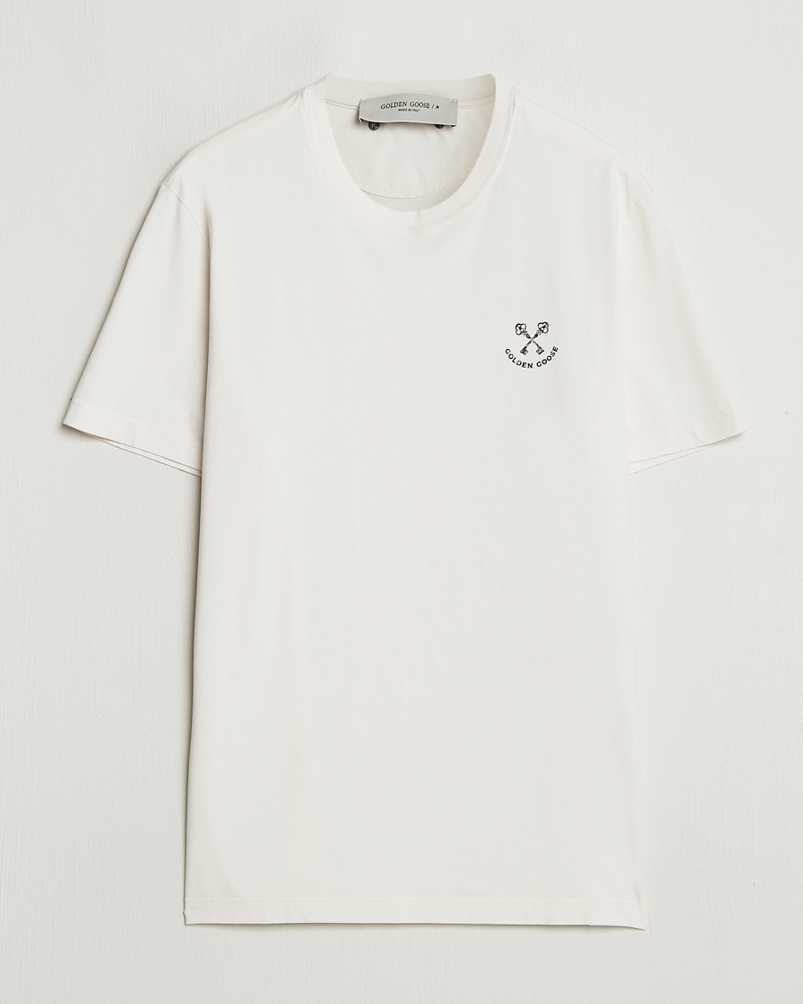 Herr | T-Shirts | Golden Goose | Journey Short Sleeve T-Shirt Heritage White