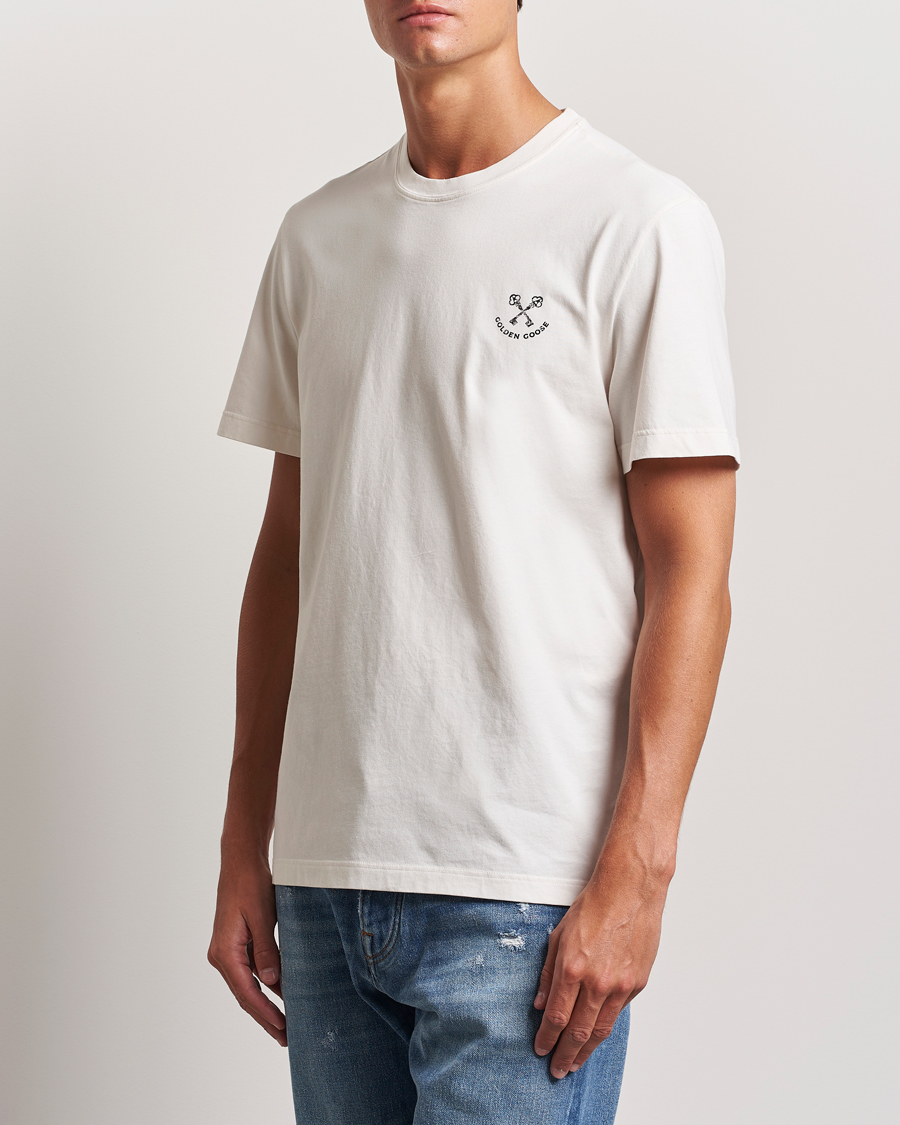 Herr | T-Shirts | Golden Goose | Journey Short Sleeve T-Shirt Heritage White