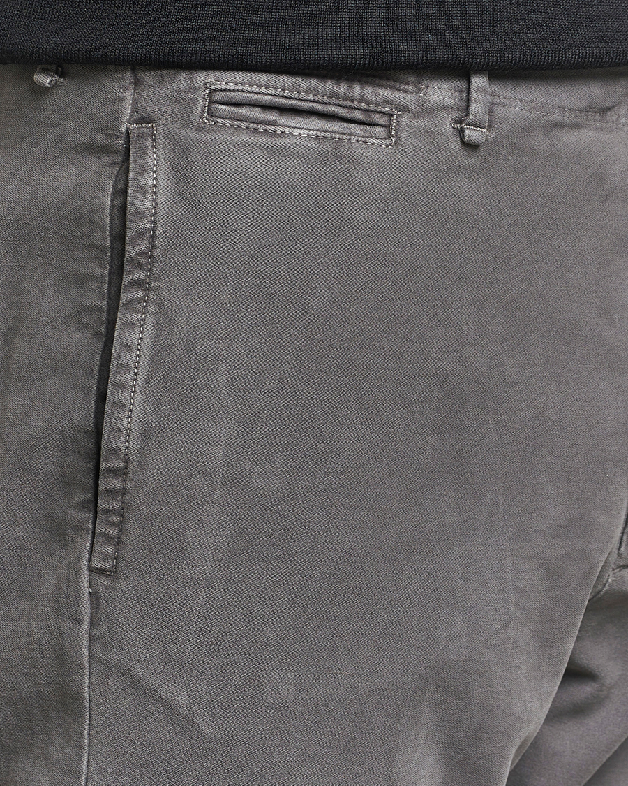 Herr | Byxor | Incotex | Regular Fit Moleskin Slacks Dark Grey