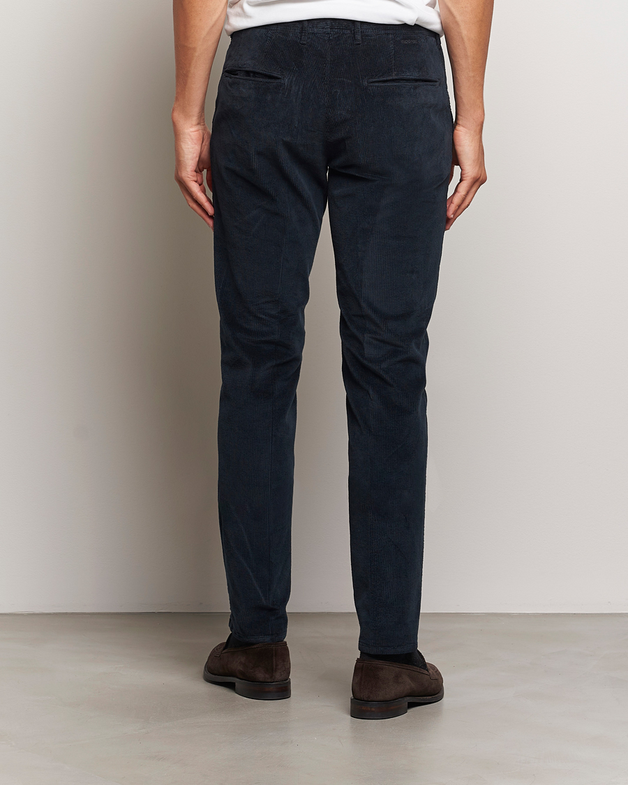 Herr | Byxor | Incotex | Slim Fit Leisure Cord Slacks Navy