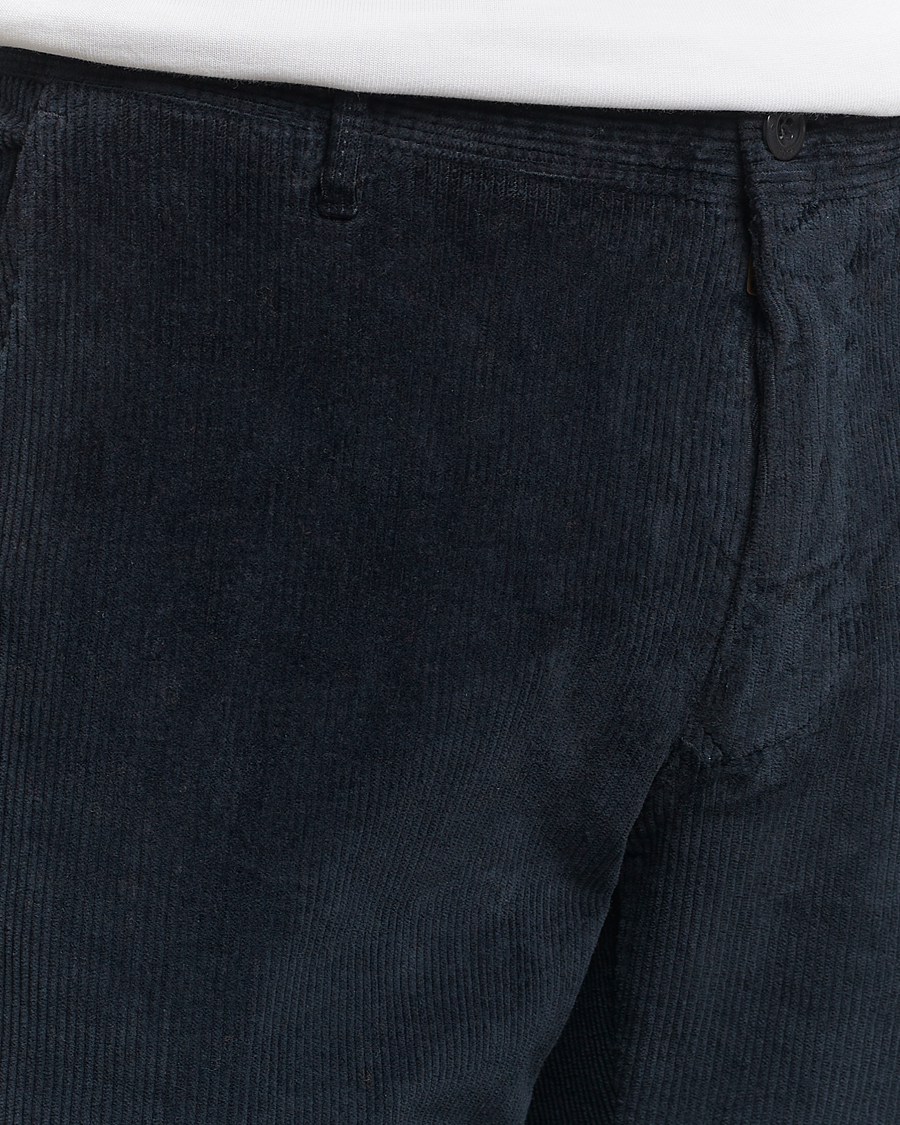 Herr | Byxor | Incotex | Slim Fit Leisure Cord Slacks Navy