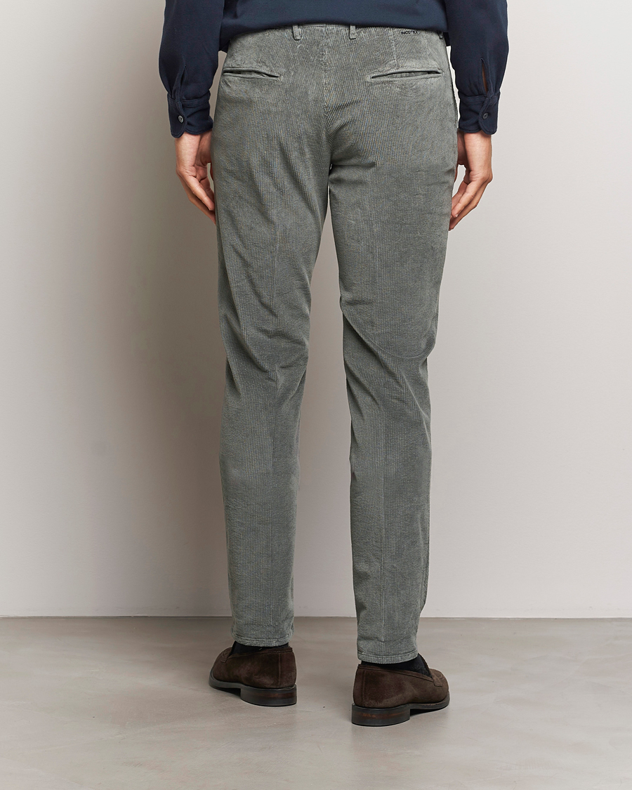 Herr | Byxor | Incotex | Slim Fit Leisure Cord Slacks Grey