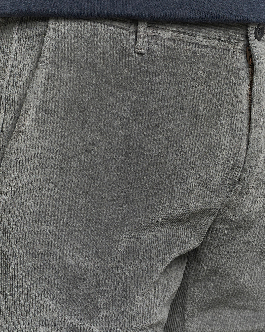 Herr | Byxor | Incotex | Slim Fit Leisure Cord Slacks Grey