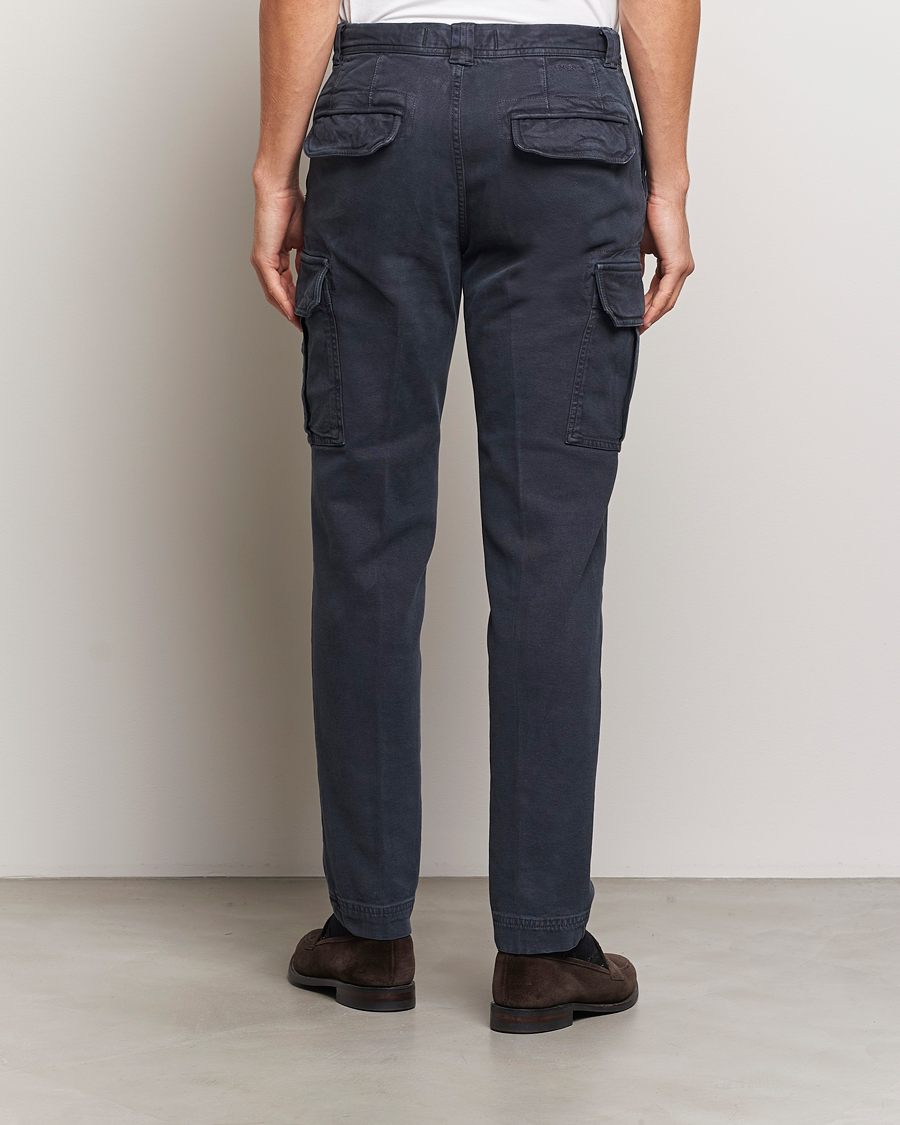 Herr | Byxor | Incotex | Slim Fit Cargo Pants Navy
