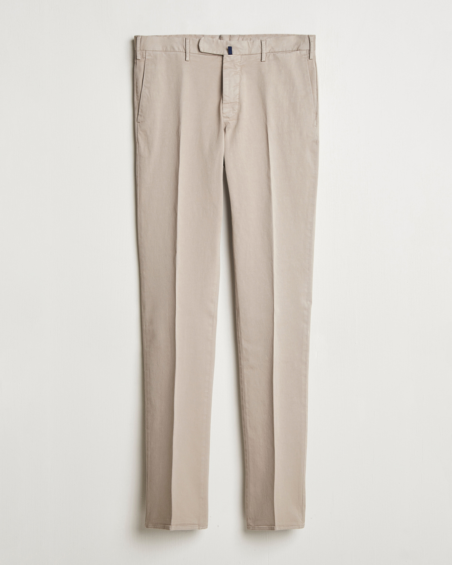 Herr | Byxor | Incotex | Slim Fit Cotton Stretch Chinos Khaki