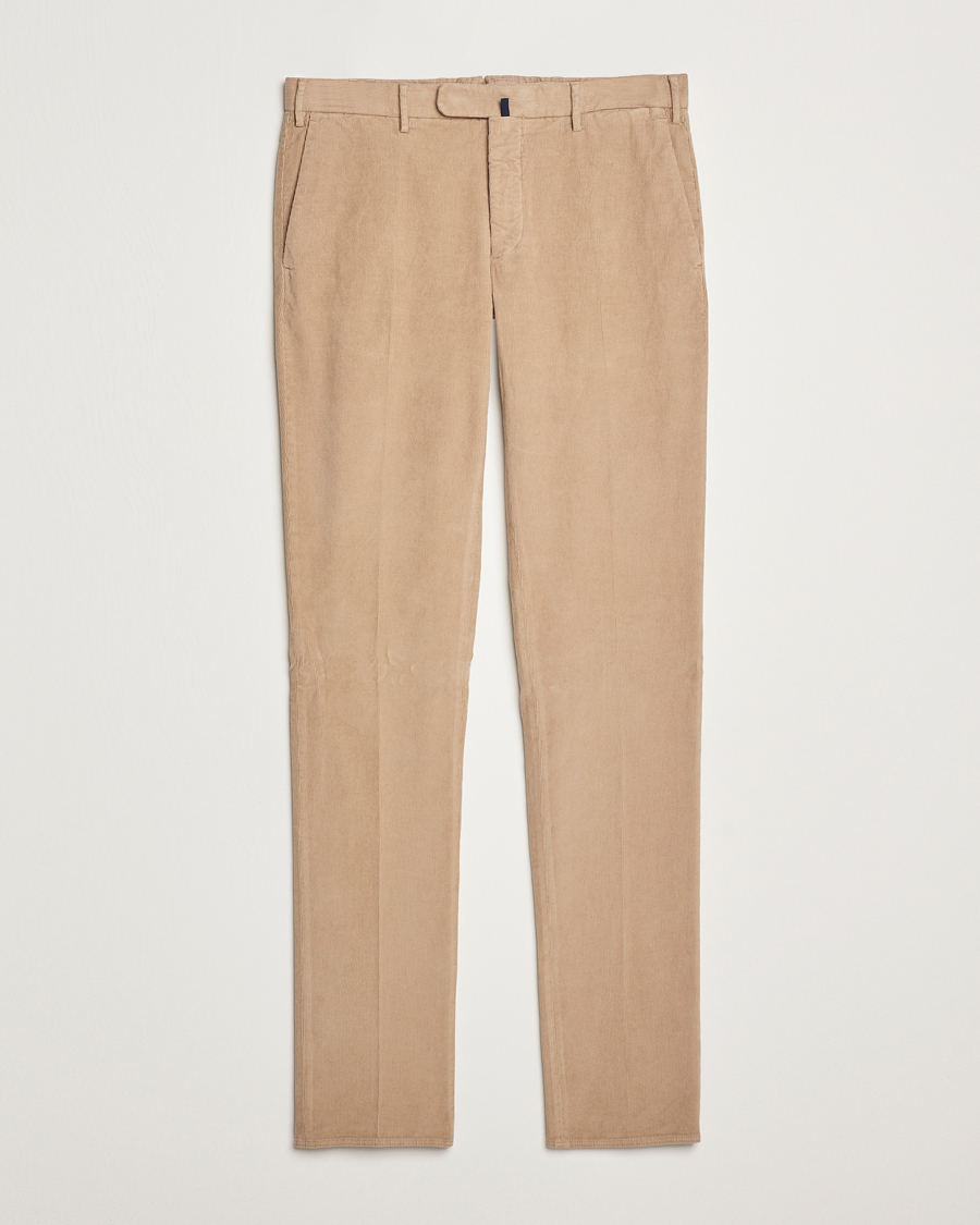 Herr | Byxor | Incotex | Slim Fit Baby Corduroy Trousers Beige