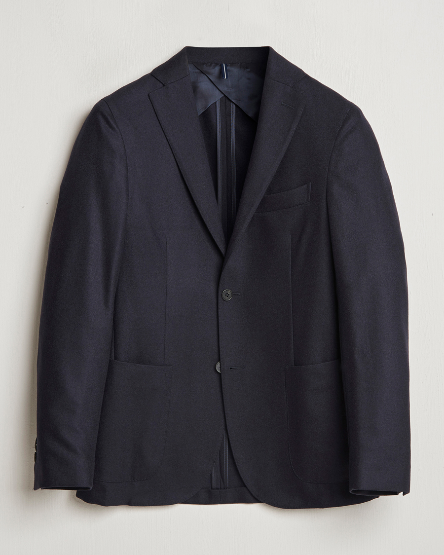 Herr | Kavajer | Incotex | Wool/Cashmere Blazer Navy