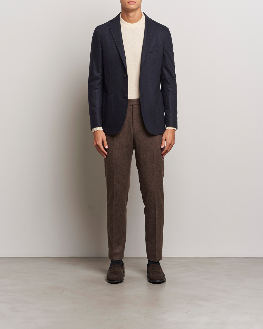 Herr | Kavajer | Incotex | Wool/Cashmere Blazer Navy