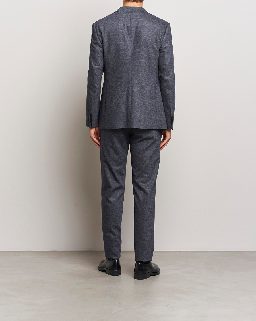 Herr | Kostymer | Giorgio Armani | Soho Wool/Cashmere Flannel Suit Navy Melange