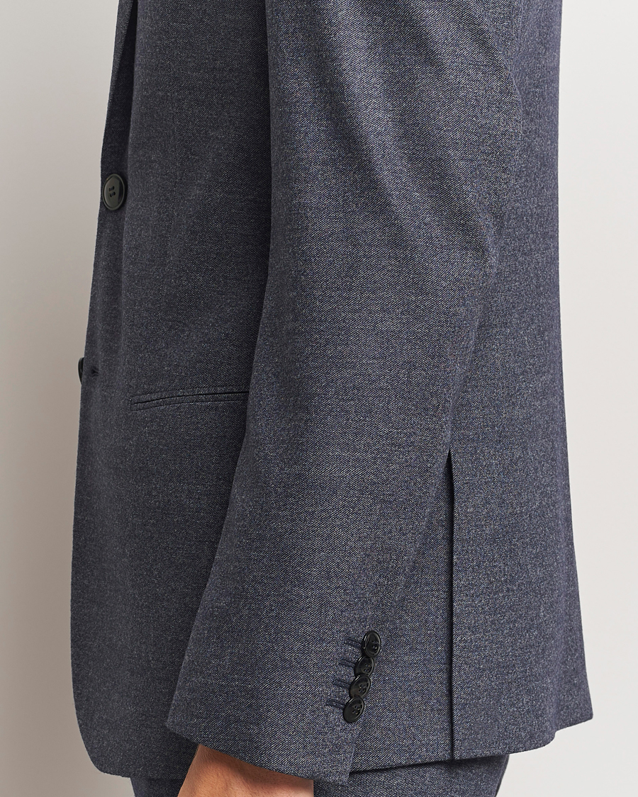 Herr | Kostymer | Giorgio Armani | Soho Wool/Cashmere Flannel Suit Navy Melange