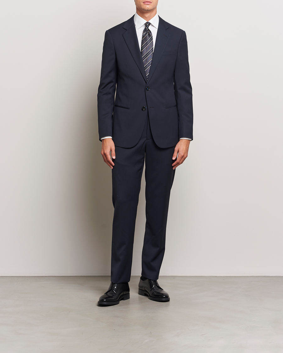Herr | Kostymer | Giorgio Armani | Soho Virgin Wool Suit Navy
