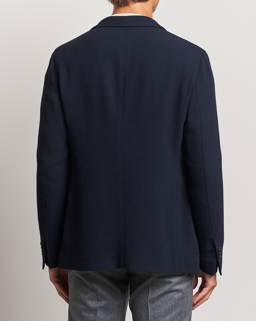 Herr | Kavajer | Giorgio Armani | Stretch Wool Blazer Navy