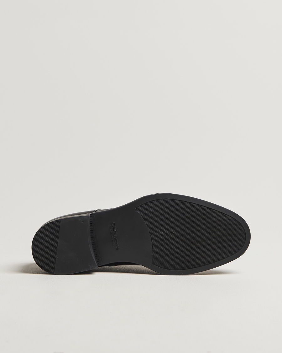 Herr | Giorgio Armani Lace Up Derby Shoes Black Calf | Giorgio Armani | Lace Up Derby Shoes Black Calf